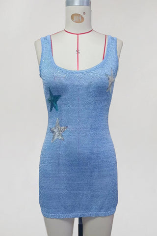 Starfish Embellished Casual Dress