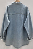 Button-Front Embellished Shirt