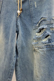 Versatile Denim Cargo Shorts