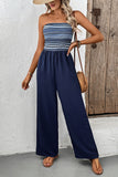 Strapless Wide-Leg Jumpsuit