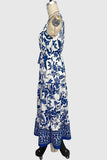 Floral V-Neck Casual Dress