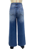 Wide-Leg Denim Jeans