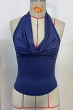 Draped Halter Tank Top
