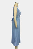 Sleeveless Pleated Midi Dress