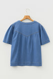 Button-Up Casual T-Shirt