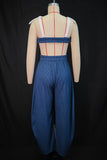 Striped Two-Piece Pants Set