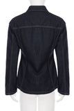 Structured Button-Down Denim Jacket