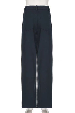 Wide-Leg Casual Pants