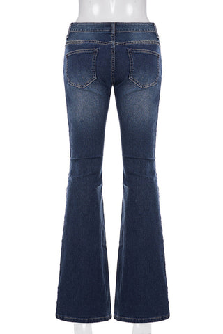 Stylish Flare Jeans with Classic Fit