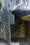 Patterned Denim Jacket