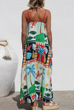 Vibrant Tropical Print Sundress