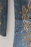 Floral Straight-Leg Jeans
