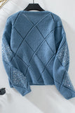 Sequin Embellished Knit Sweater