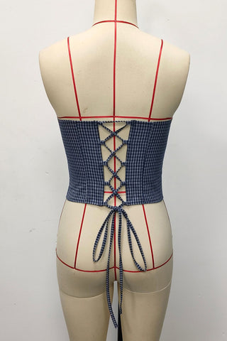 Strapless Collared Tank Top