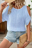 Cold Shoulder Lace Top