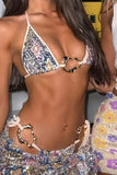 Sequin Embellished Bikini Set