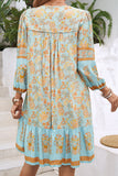 Floral Print Casual Bohemian Dress