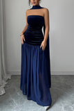 Elegant High-Neck Casual Dress