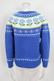 Floral Patterned Knit Sweater