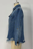 Heart Patch Denim Jacket