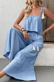 Strappy Two-Piece Pant Set