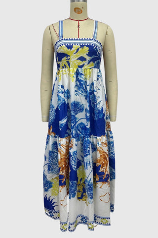 Floral Tiered Casual Dress