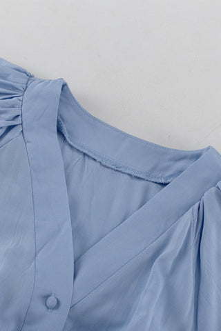 Button-Down Casual Maxi Dress