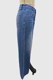 Embellished Straight-Leg Jeans