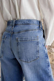 Wide-Leg Denim Jeans