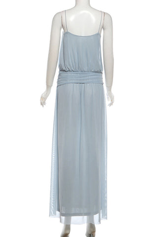 Spaghetti Strap Flowy Maxi Dress
