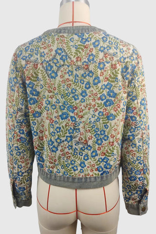 Floral Button-Up Jacket