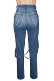 Embellished Straight-Leg Denim Jeans