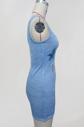 Starfish Embellished Casual Dress