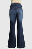 Chic Flare Pocket Jeans