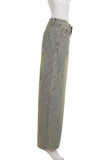 Wide-Leg Denim Pants