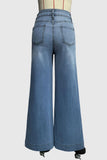 Classic Wide-Leg Denim Trousers