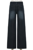 Wide-Leg Straight Jeans
