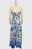 Strapless Floral Casual Dress