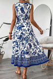 Sleeveless Floral Midi Dress
