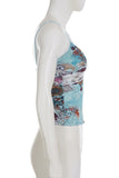 Lace-Trim Floral Camisole