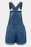 Classic Denim Overall Romper