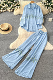 Floral Print Pants Set