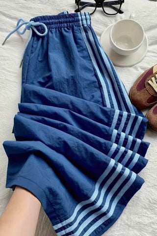 Casual Track Stripe Pants