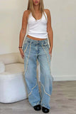 Stylish Wide-Leg Casual Pants