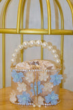 Elegant Floral Beaded Handbag