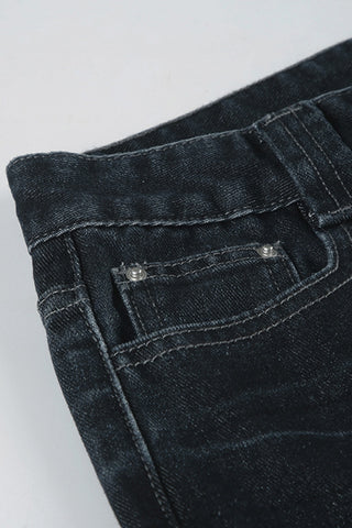 Wide-Leg Straight Jeans