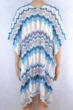 Wave-Pattern Tunic Cover-Up