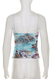 Lace-Trim Floral Camisole