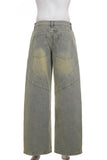 Wide-Leg Denim Pants