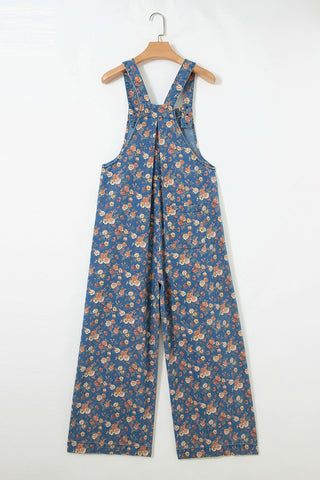 Floral Printed Wide-Leg Jumpsuit